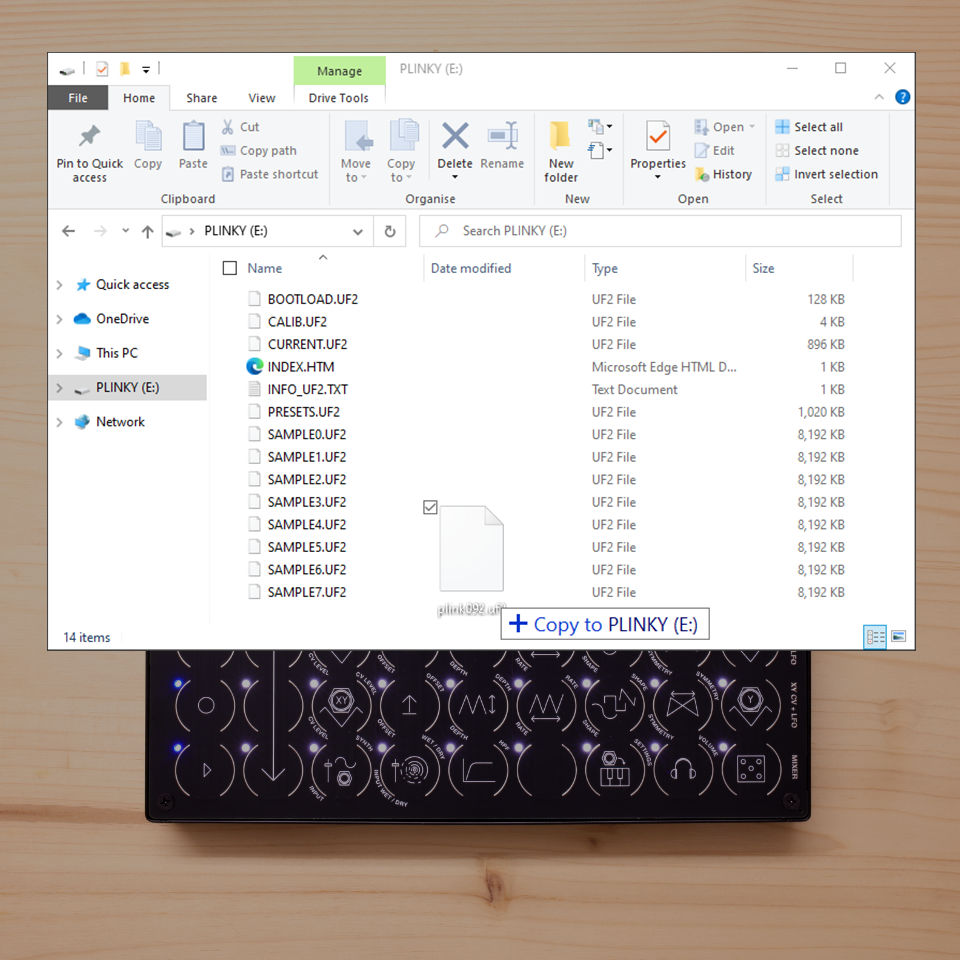 Plinky+ Firmware Update with UF2 File